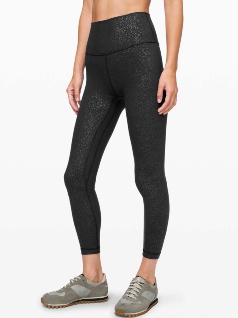 Lululemon Align Pant II 25” Polar Shift Emboss Black